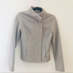 CK Leather Jacket_XS